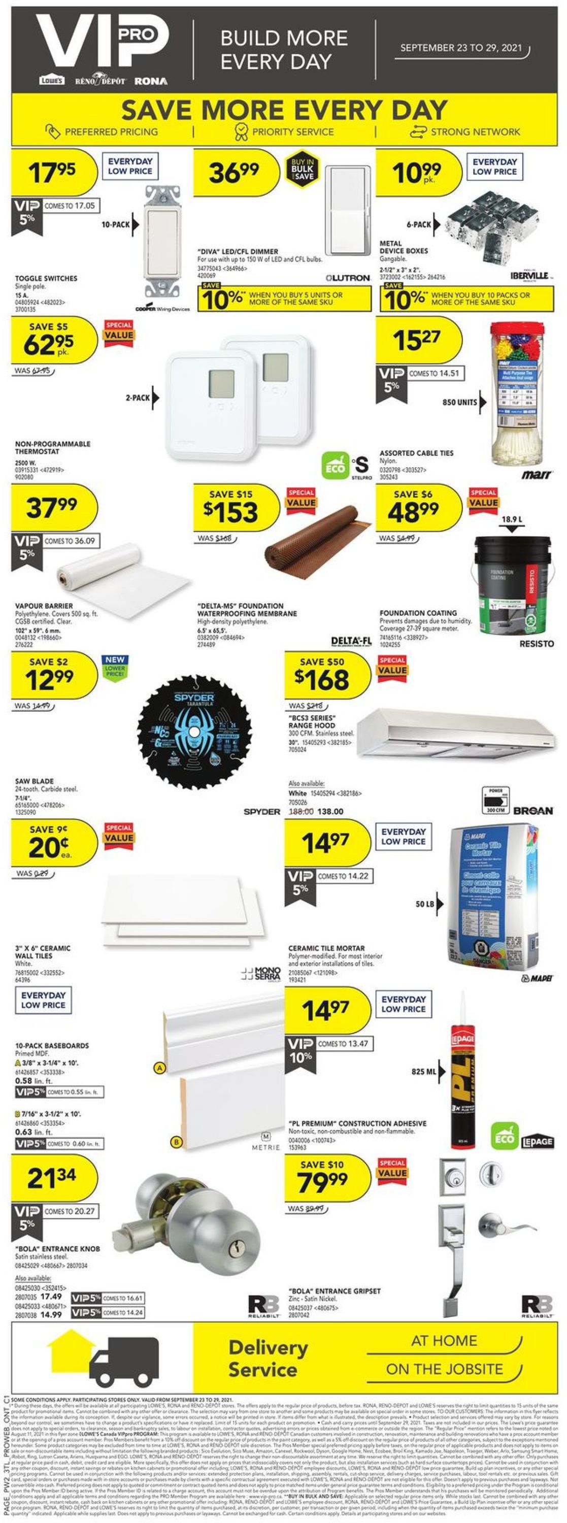 RONA Flyer - 09/23-09/29/2021 (Page 2)