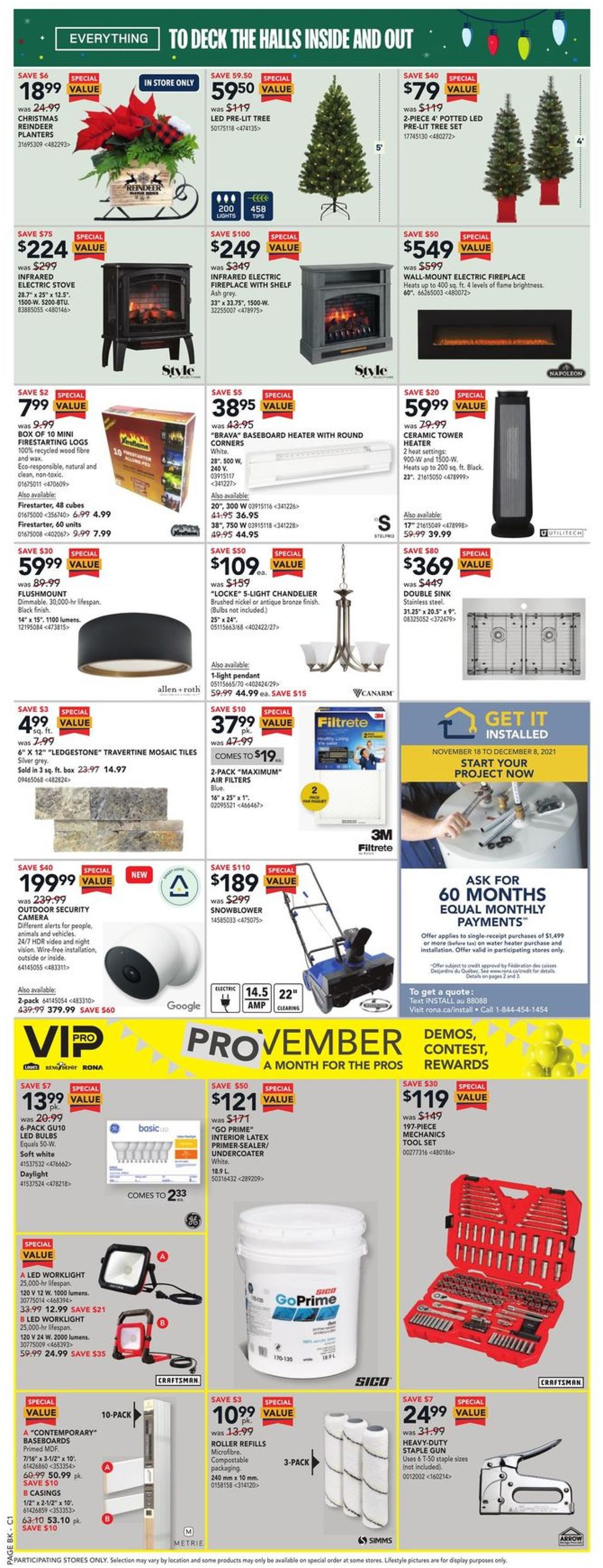 RONA BLACK FRIDAY 2021 Flyer - 11/25-12/01/2021 (Page 2)