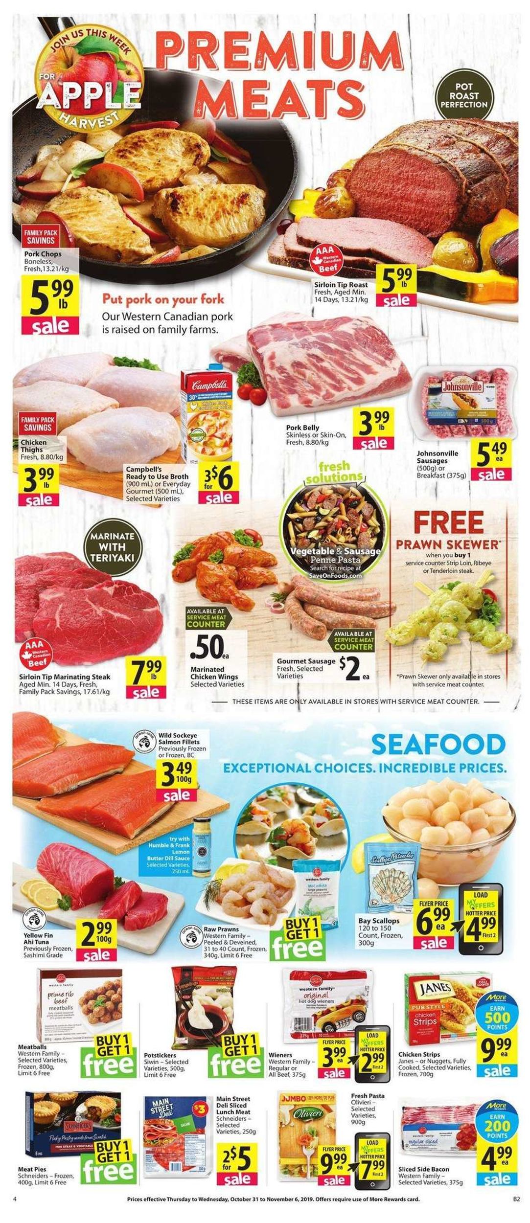 Save-On-Foods Flyer - 10/31-11/06/2019 (Page 4)