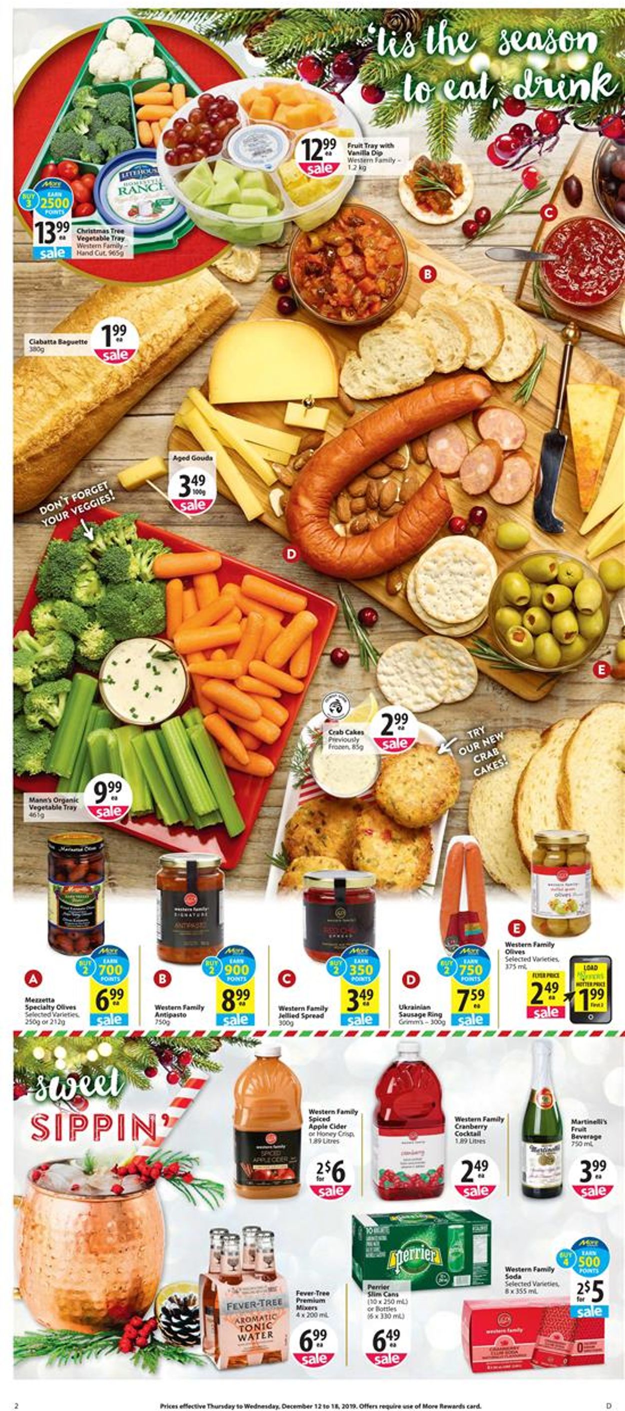 Save-On-Foods - CHRISTMAS 2019 FLYER Flyer - 12/12-12/18/2019 (Page 2)