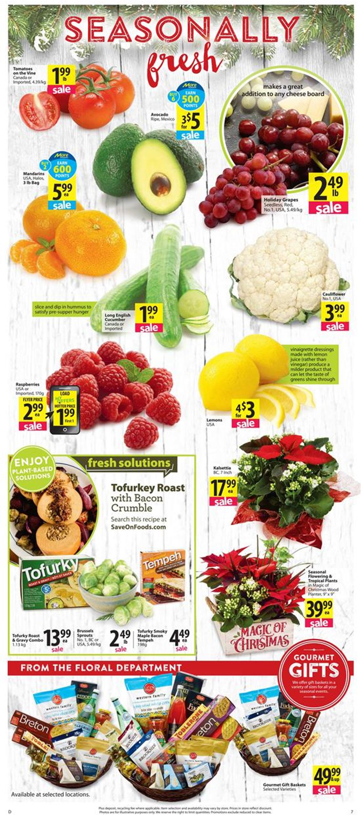 Save-On-Foods - CHRISTMAS 2019 FLYER Flyer - 12/12-12/18/2019 (Page 7)