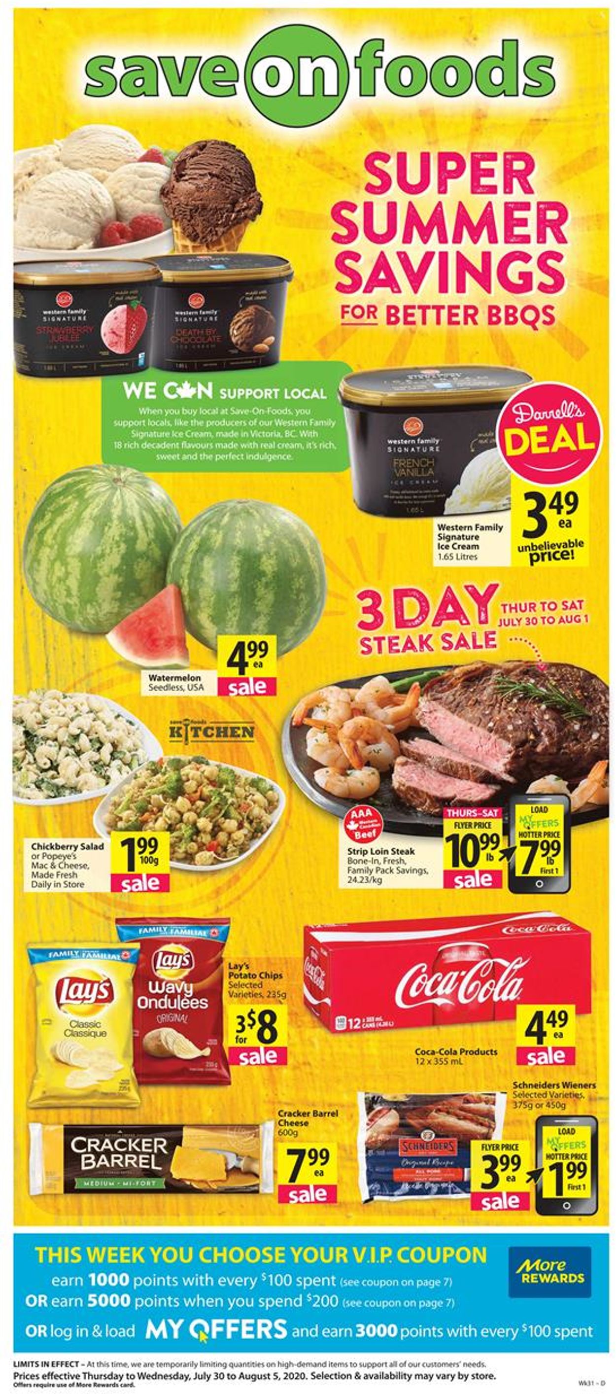 Save-On-Foods Flyer - 07/30-08/05/2020