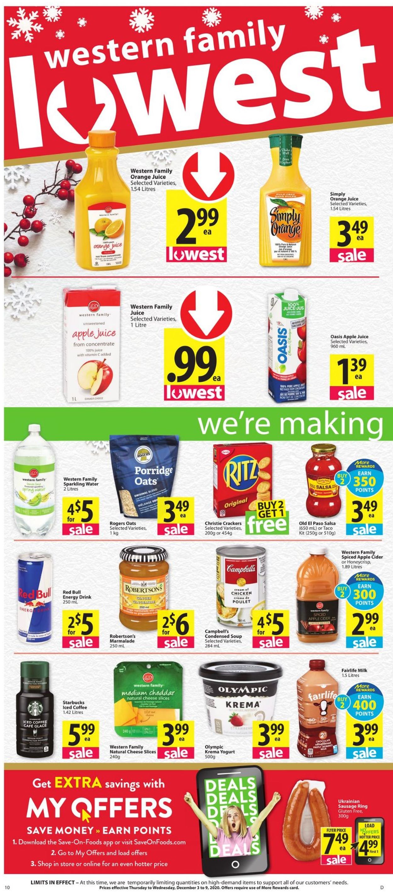 Save-On-Foods - Holiday 2020 Flyer - 12/03-12/09/2020 (Page 10)