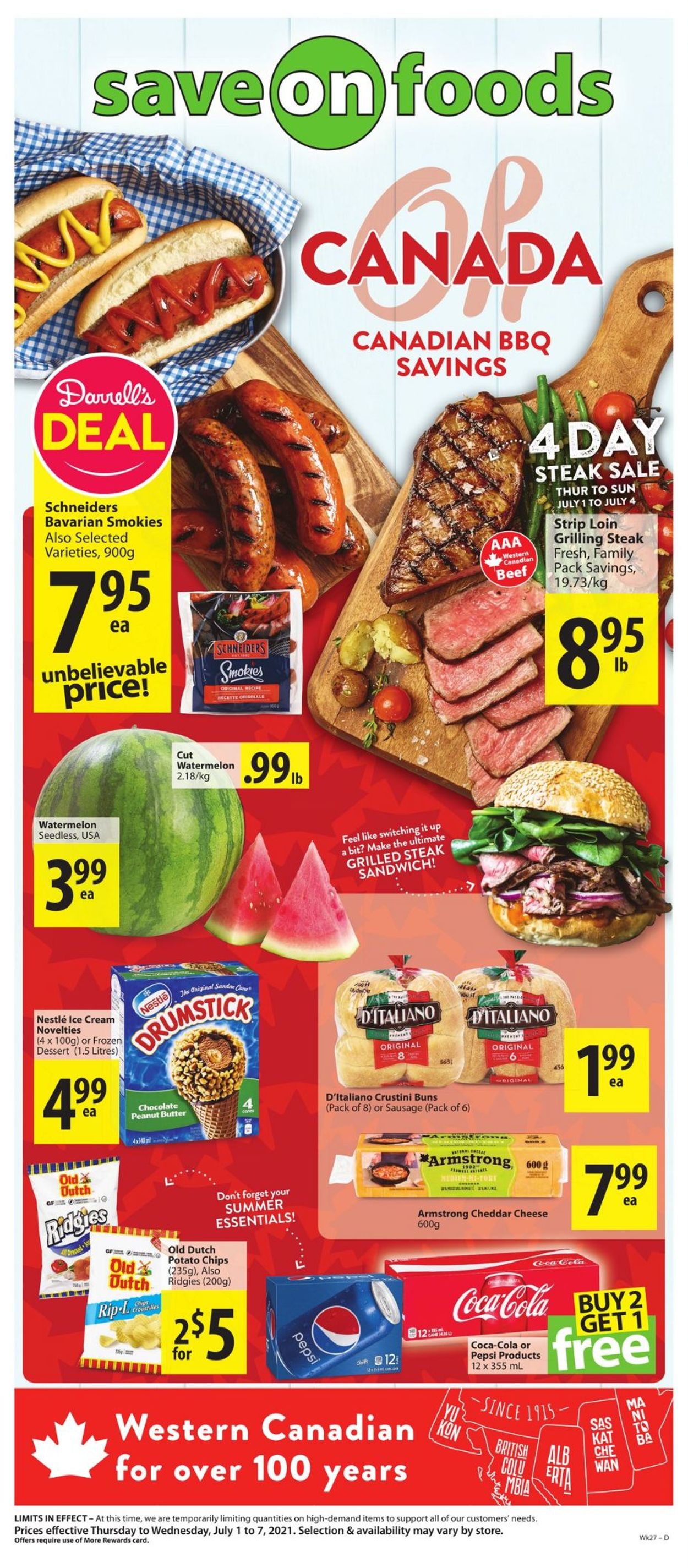 Save-On-Foods Flyer - 07/01-07/07/2021