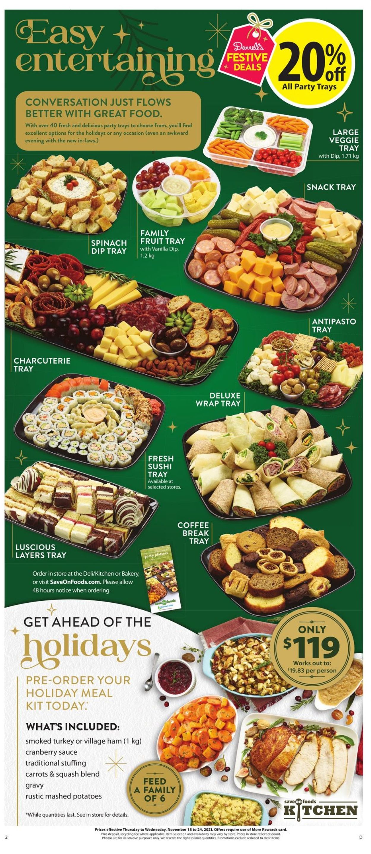 Save-On-Foods HOLIDAYS 2021 Flyer - 11/18-11/24/2021 (Page 4)