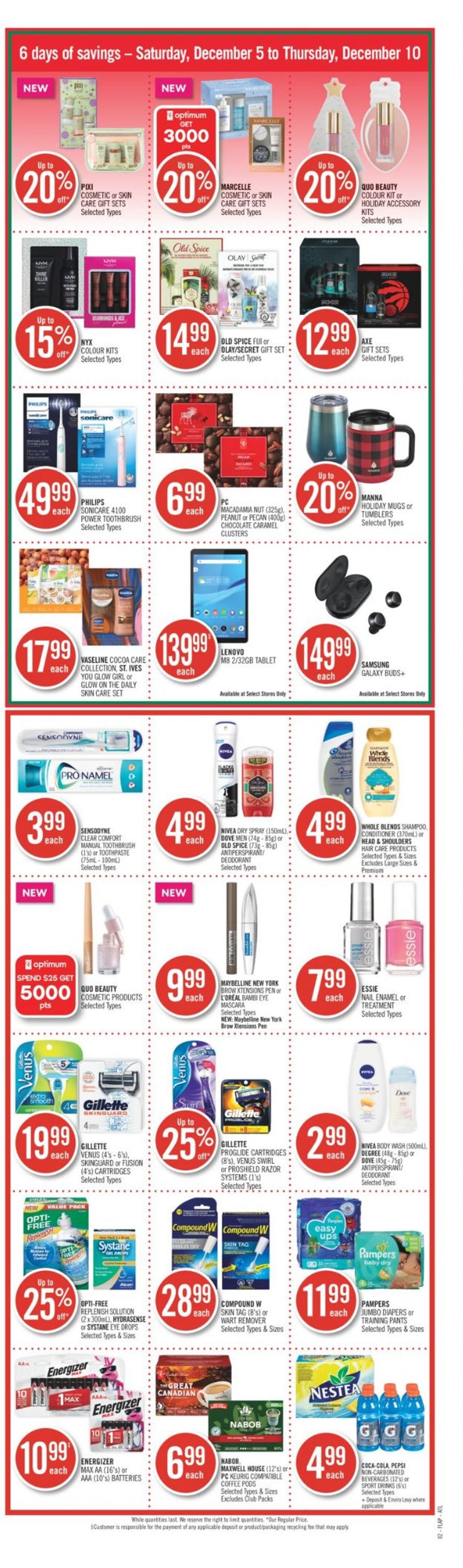Shoppers - Holiday 2020 Flyer - 12/05-12/10/2020 (Page 4)