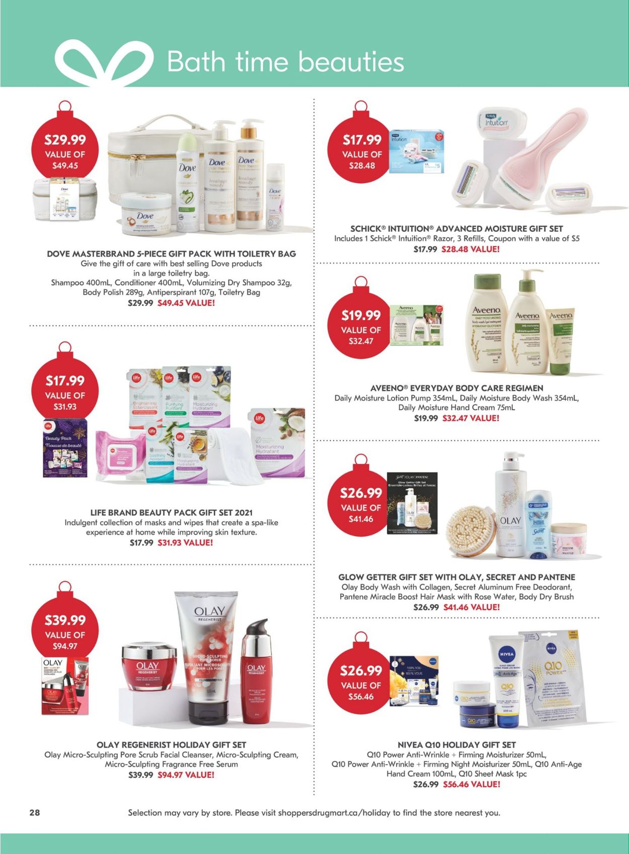 Shoppers HOLIDAYS 2021 Flyer - 11/06-12/22/2021 (Page 28)