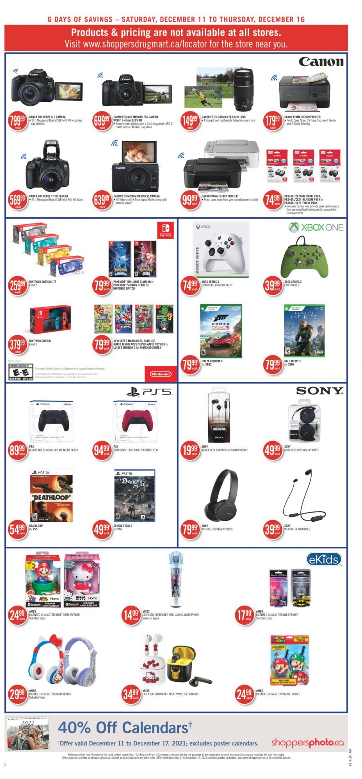 Shoppers HOLIDAYS 2021 Flyer - 12/11-12/16/2021 (Page 13)