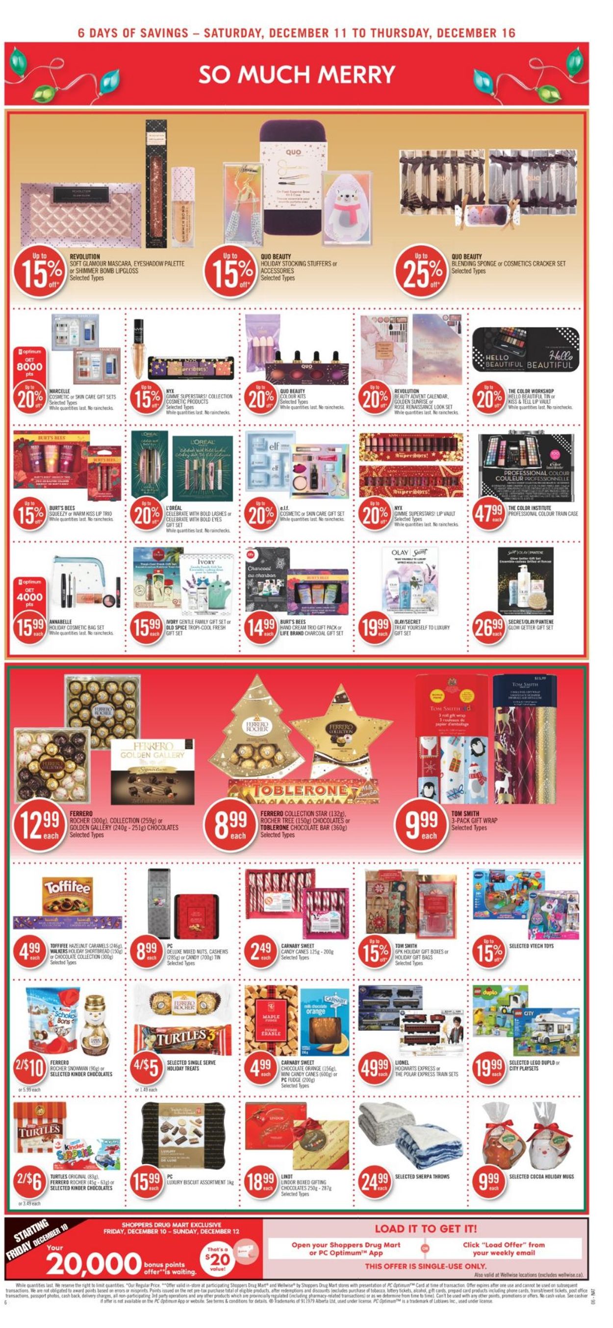 Shoppers HOLIDAYS 2021 Flyer - 12/11-12/16/2021 (Page 20)