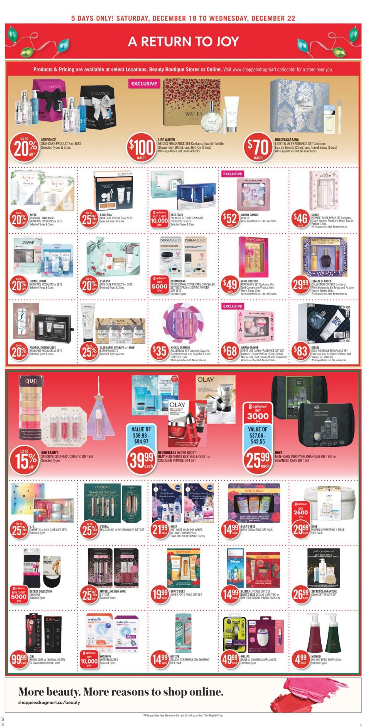 Shoppers HOLIDAYS 2021 Flyer - 12/18-12/22/2021 (Page 14)