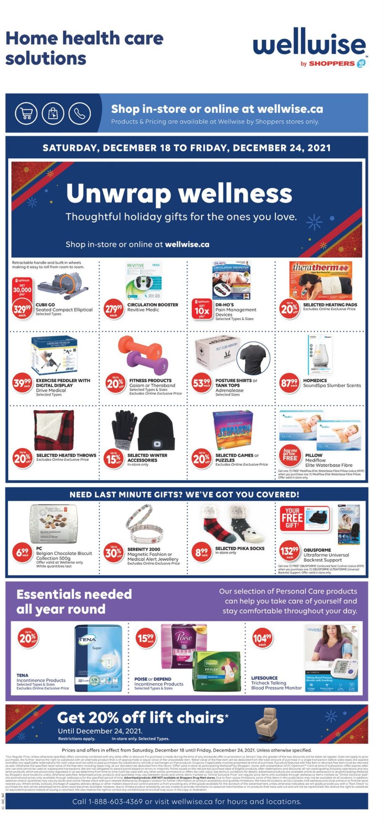 Shoppers HOLIDAYS 2021 Flyer - 12/18-12/22/2021 (Page 16)