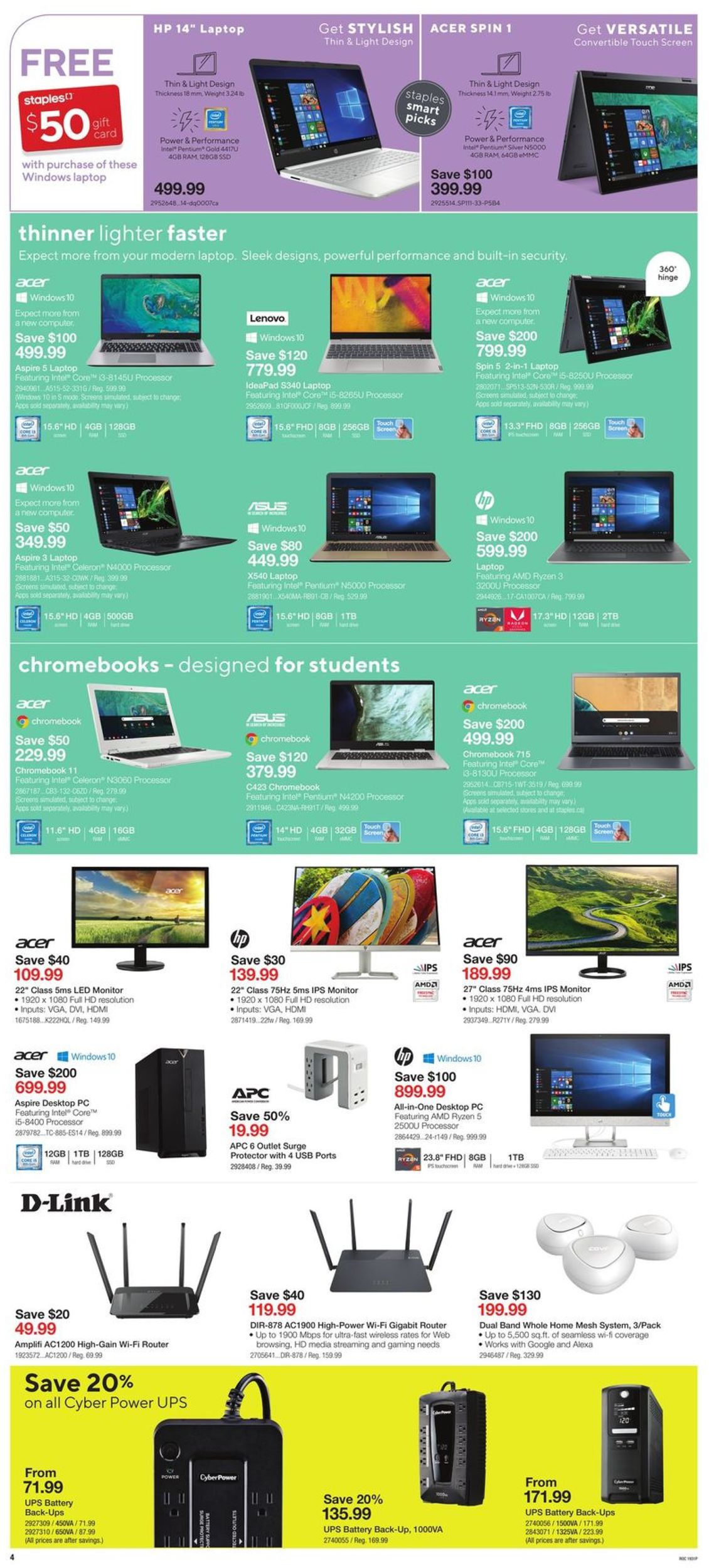 Staples Flyer - 09/04-09/10/2019 (Page 4)