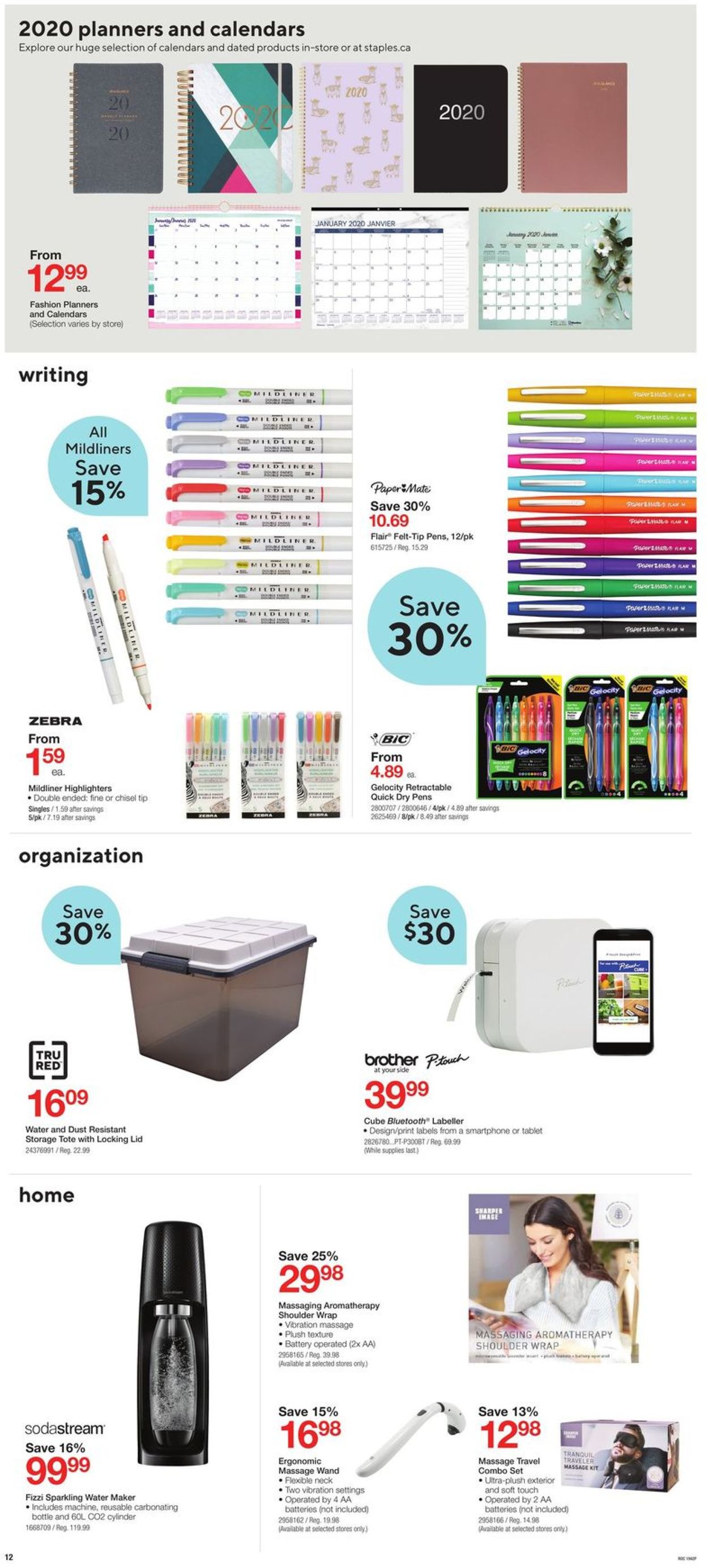 Staples BLACK FRIDAY SALE 2019 Flyer - 11/20-11/28/2019 (Page 12)