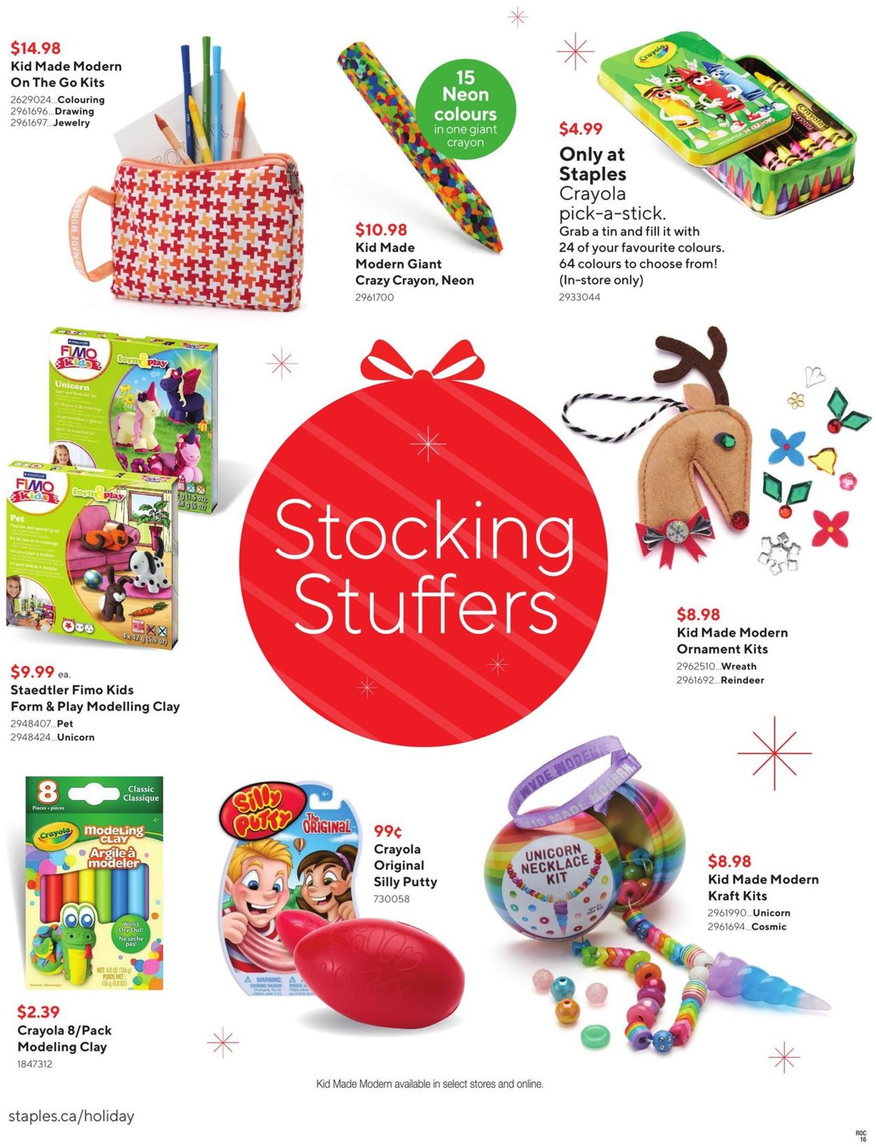 Staples HOLIDAY FLYER 2019 Flyer - 11/20-11/26/2019 (Page 16)