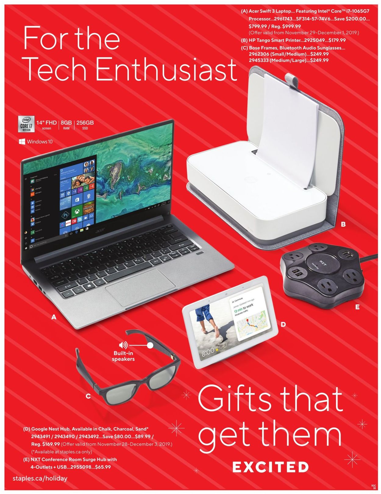 Staples HOLIDAY FLYER 2019 Flyer - 11/27-12/03/2019 (Page 6)