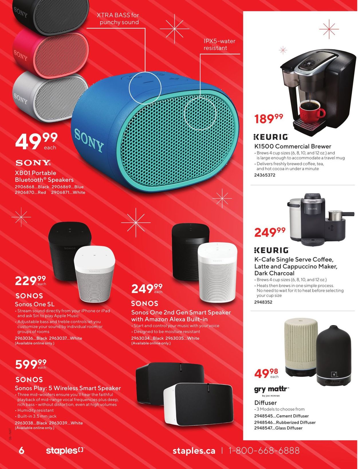 Staples HOLIDAY FLYER 2019 Flyer - 12/04-12/17/2019 (Page 6)