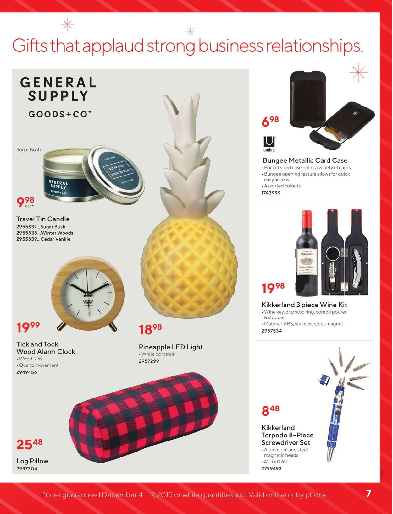 Staples HOLIDAY FLYER 2019 Flyer - 12/04-12/17/2019 (Page 7)