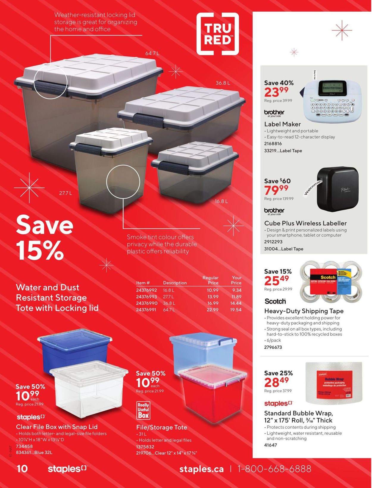 Staples HOLIDAY FLYER 2019 Flyer - 12/04-12/17/2019 (Page 10)