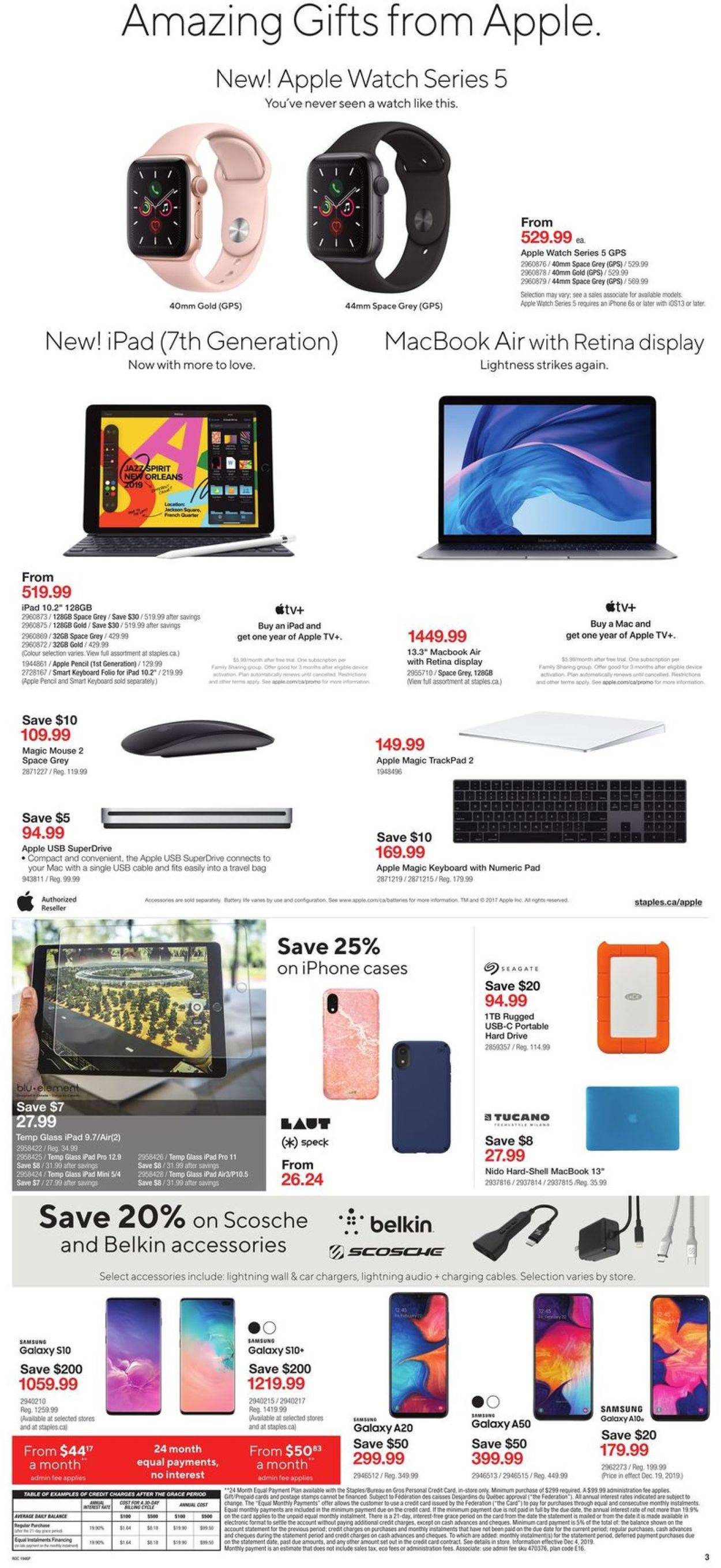 Staples Holiday Flyer 2019 Flyer - 12/18-12/24/2019 (Page 3)