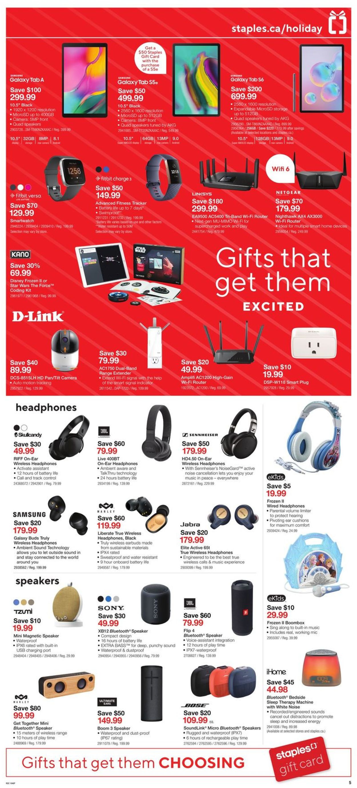 Staples Holiday Flyer 2019 Flyer - 12/18-12/24/2019 (Page 5)