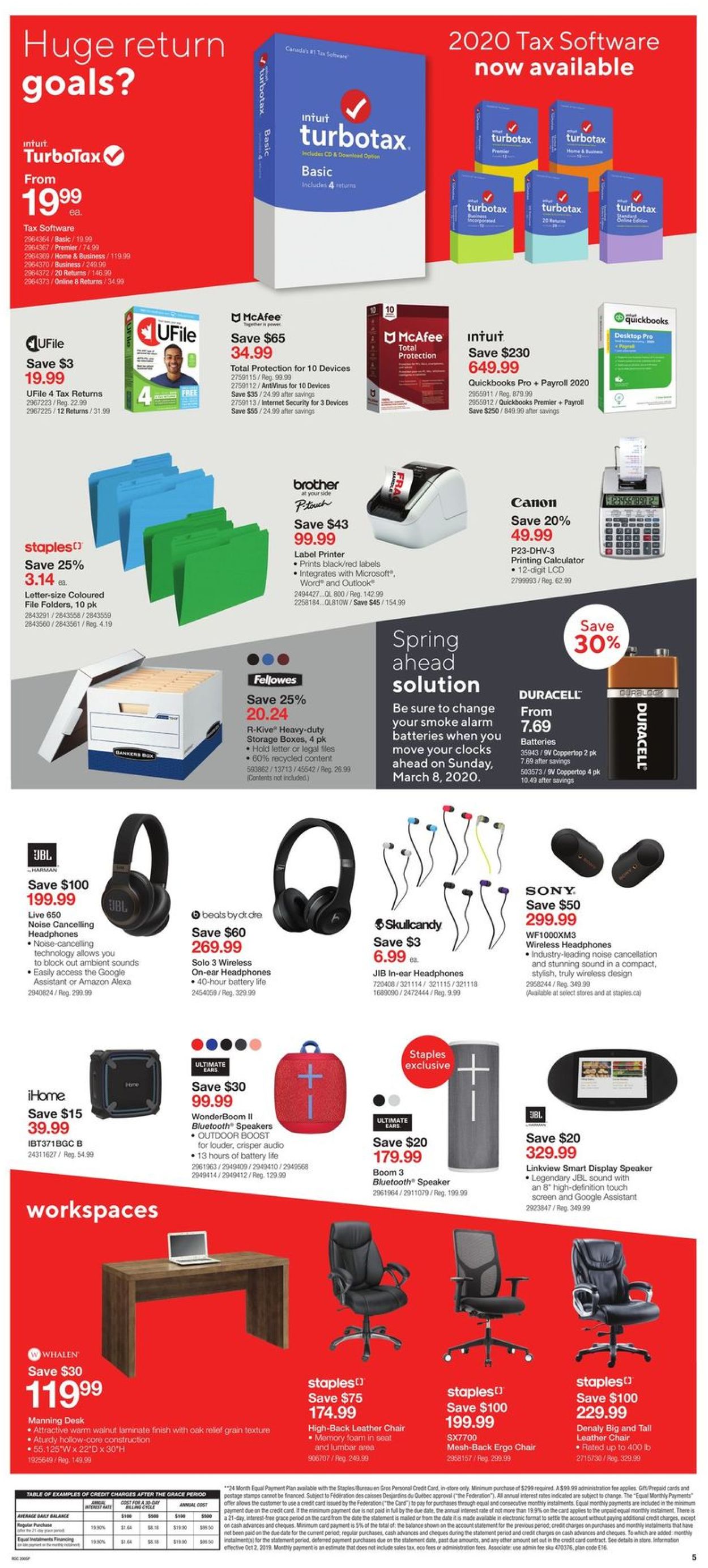 Staples Flyer - 03/04-03/10/2020 (Page 5)