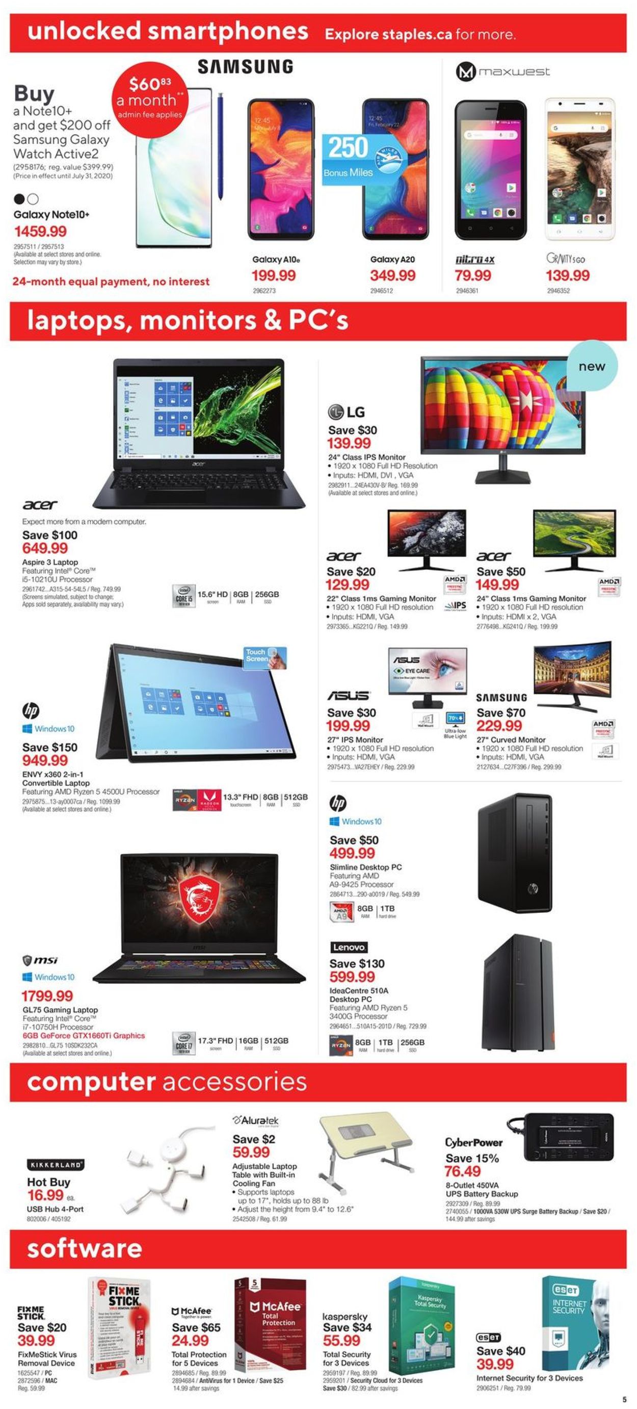 Staples Flyer - 07/29-08/04/2020 (Page 5)