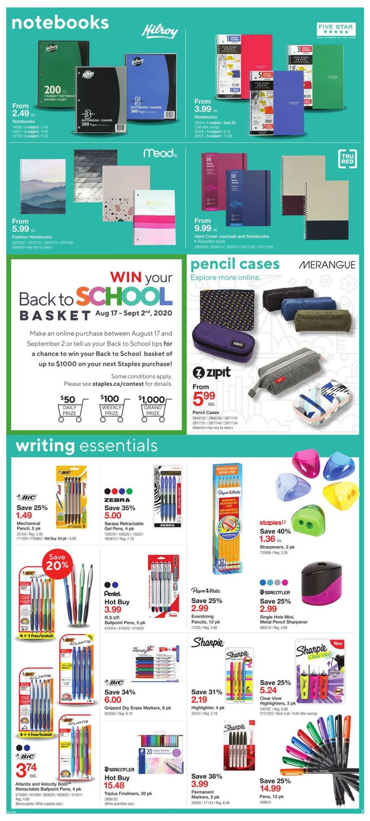 Staples Flyer - 08/19-08/25/2020 (Page 3)