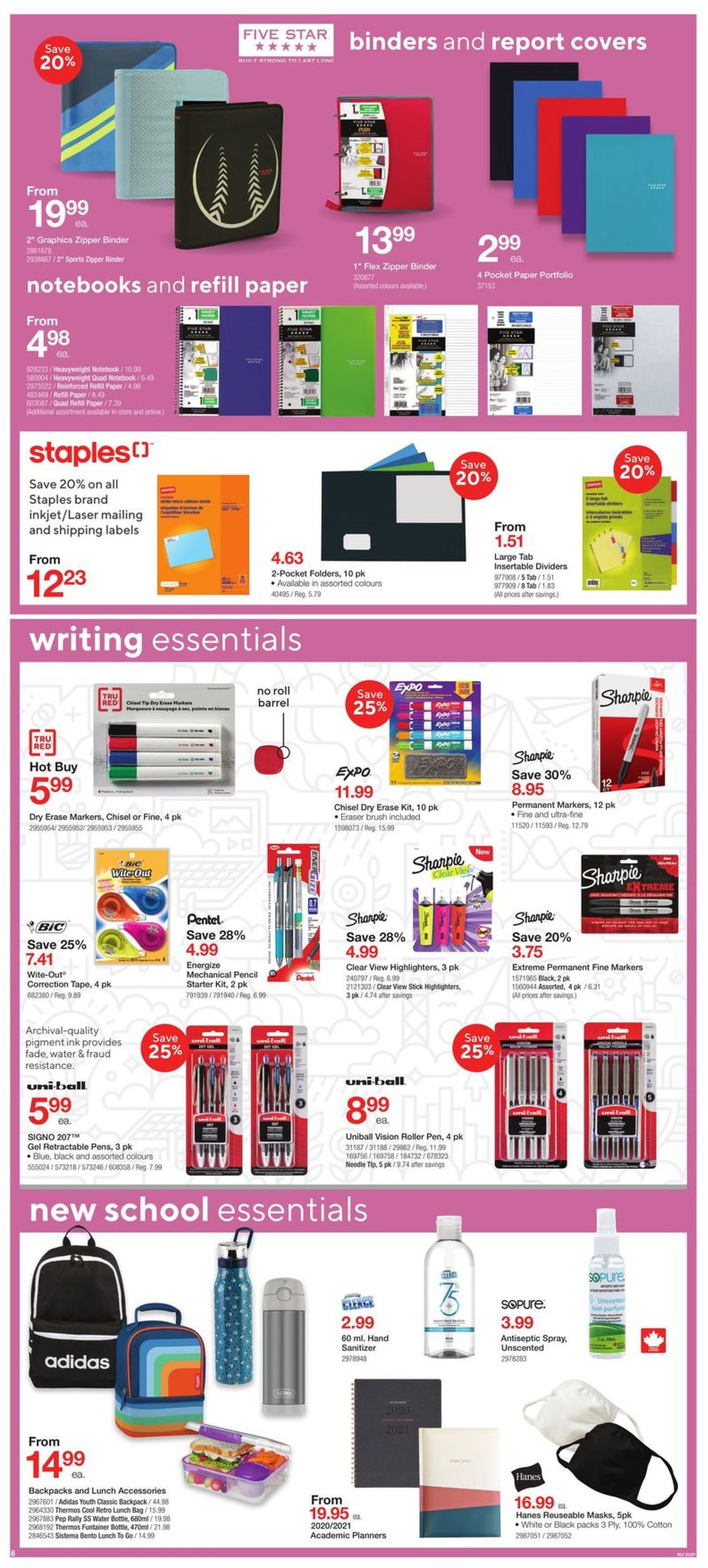 Staples Flyer - 09/09-09/15/2020 (Page 6)