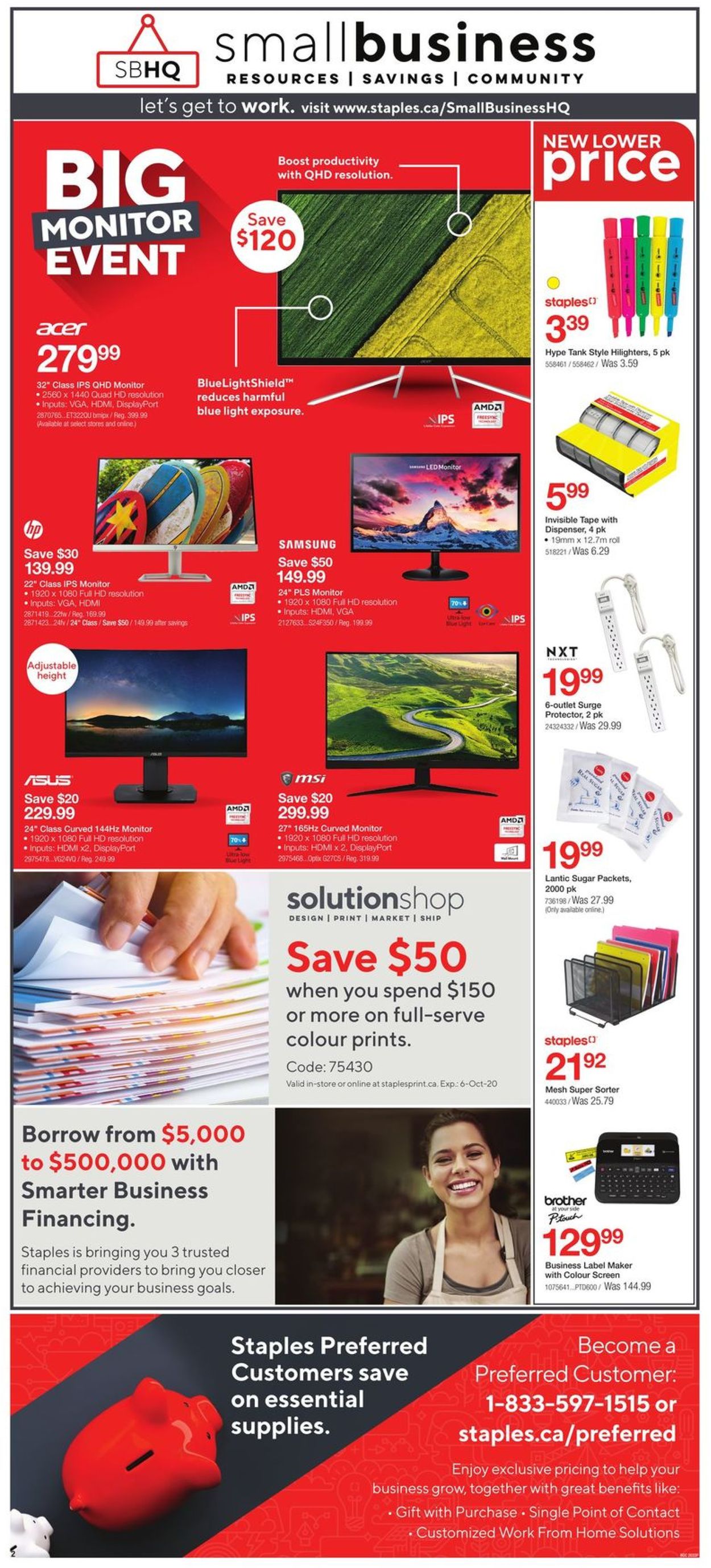 Staples Flyer - 09/16-09/22/2020 (Page 2)