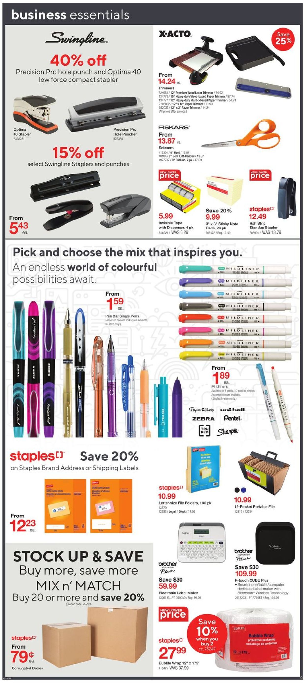 Staples Flyer - 10/07-10/13/2020 (Page 9)
