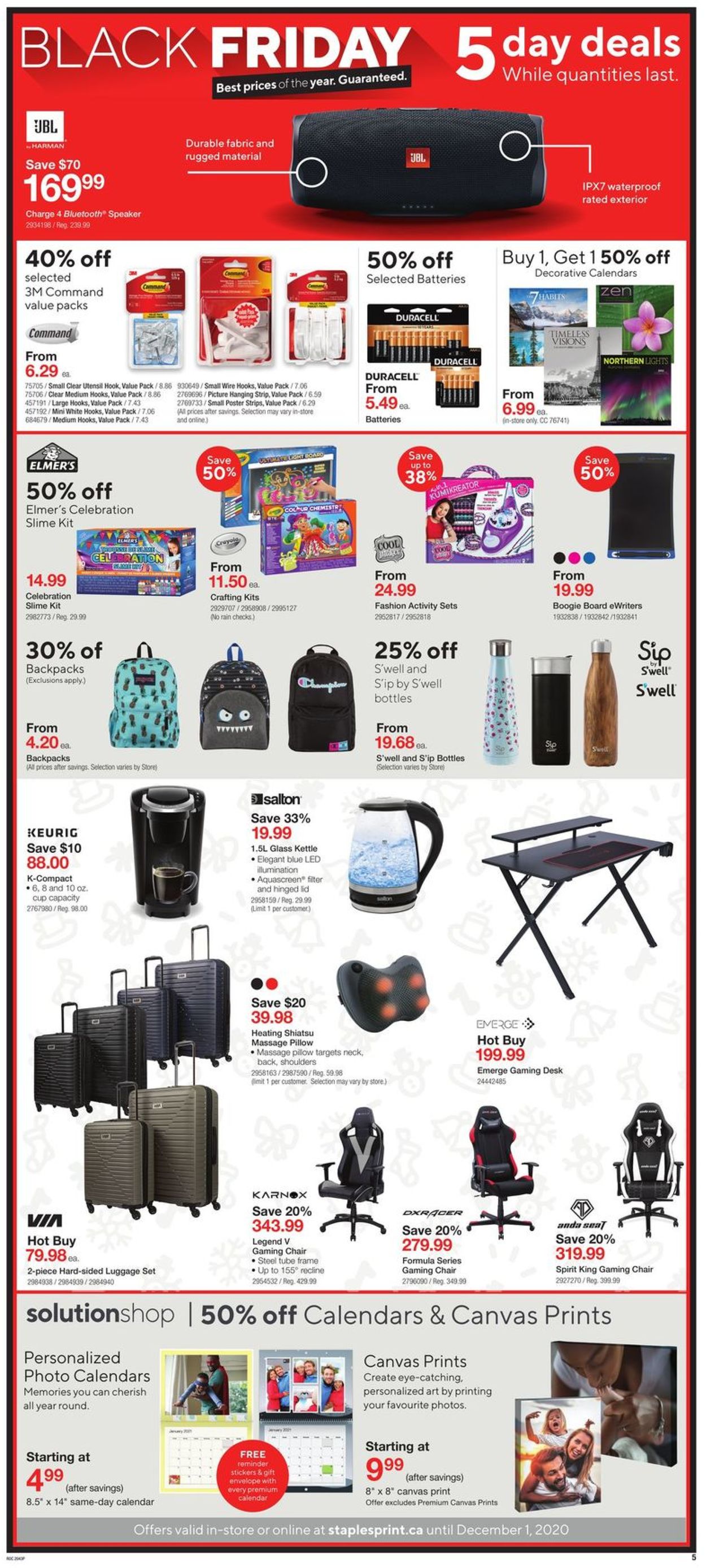 Staples - Black Friday 2020 Flyer - 11/27-12/01/2020 (Page 6)
