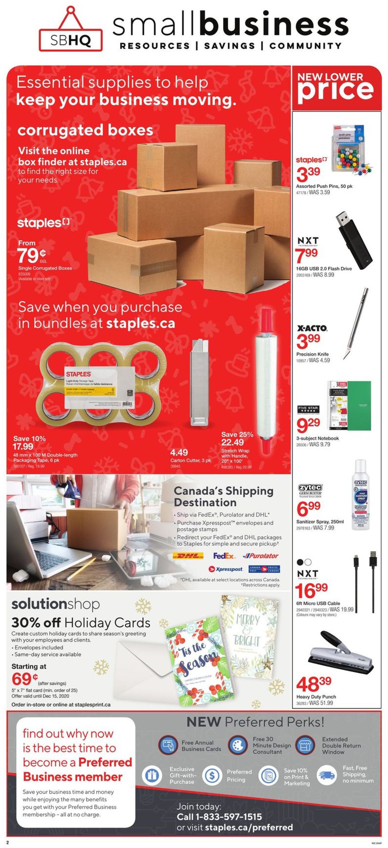 Staples - Holiday 2020 Flyer - 12/02-12/08/2020 (Page 2)