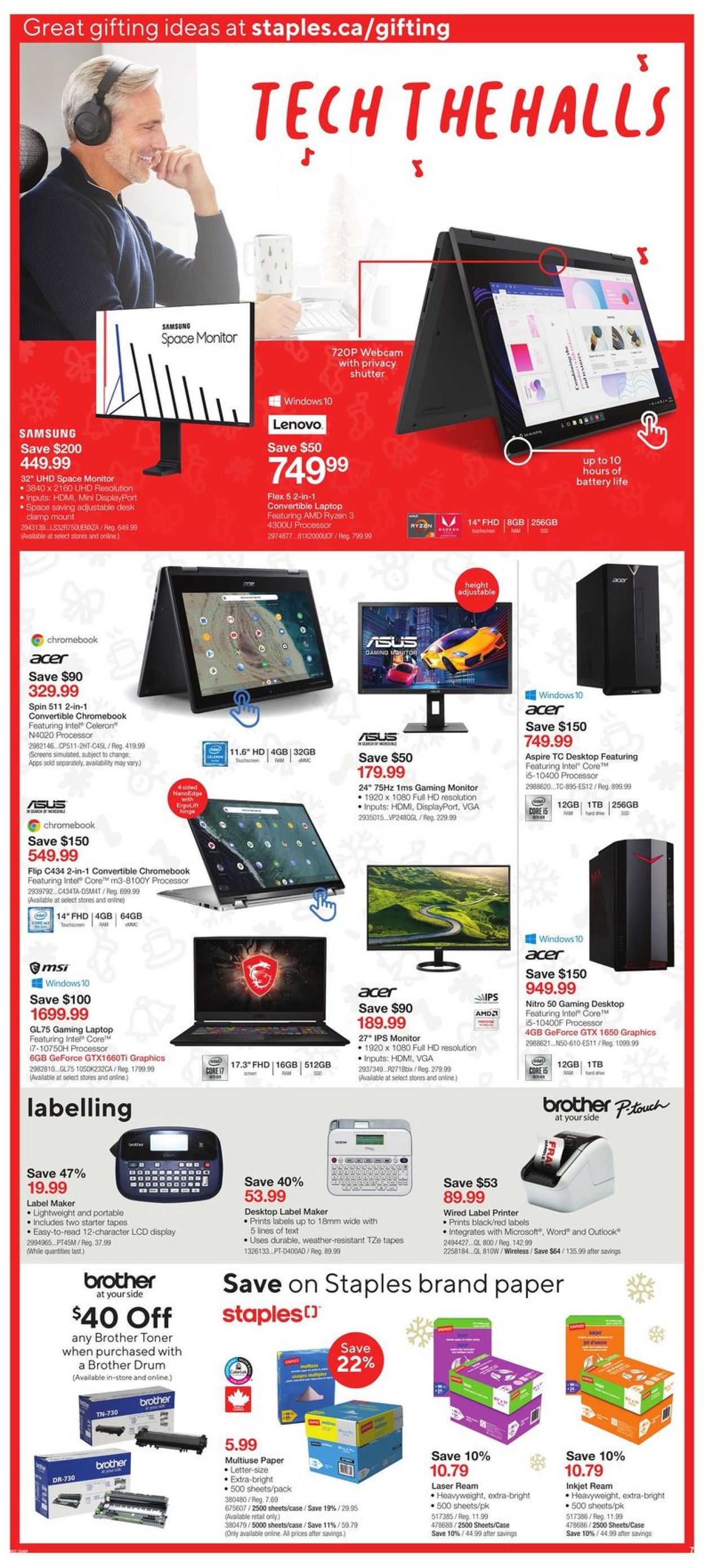 Staples - Holiday 2020 Flyer - 12/16-12/24/2020 (Page 7)