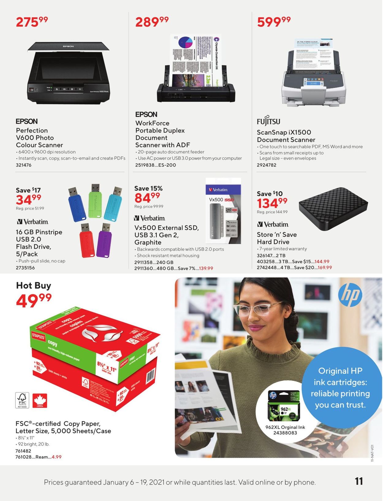 Staples Flyer - 01/06-01/19/2021 (Page 11)