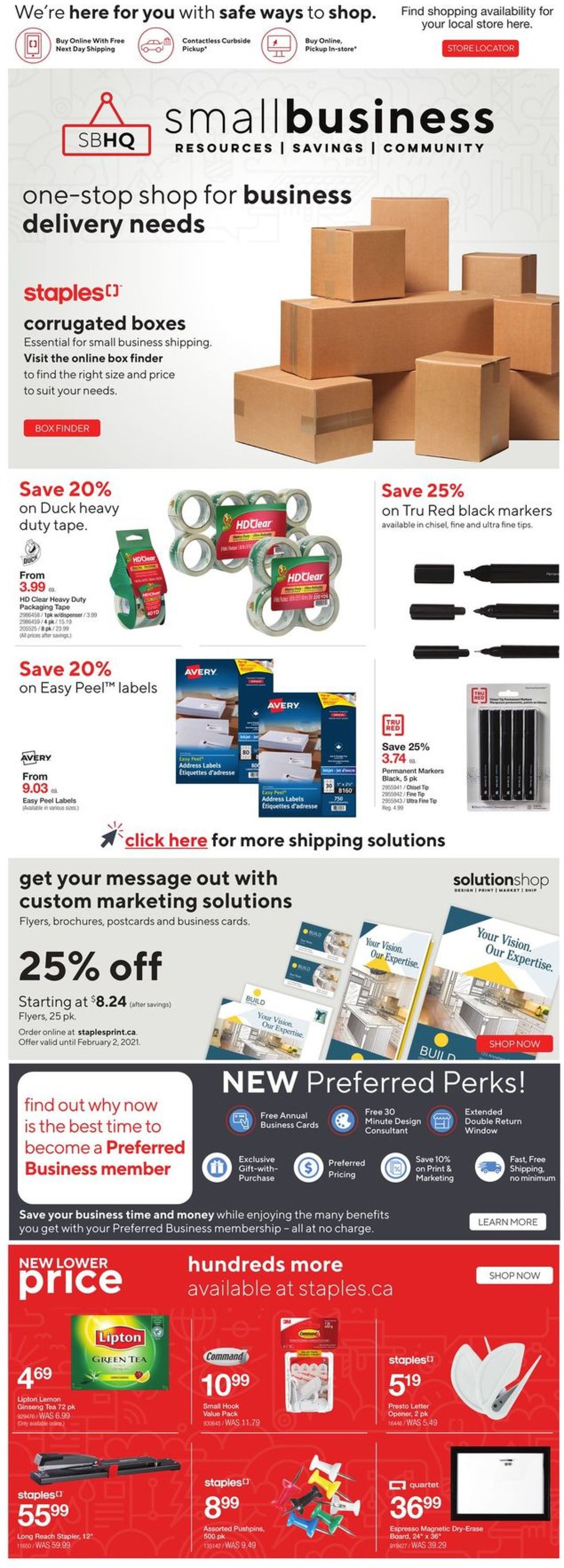Staples Flyer - 01/20-01/26/2021 (Page 2)