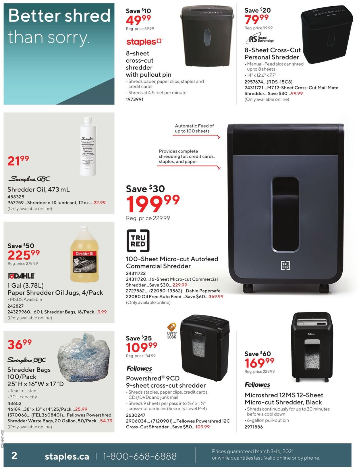 Staples Flyer - 03/03-03/16/2021 (Page 2)