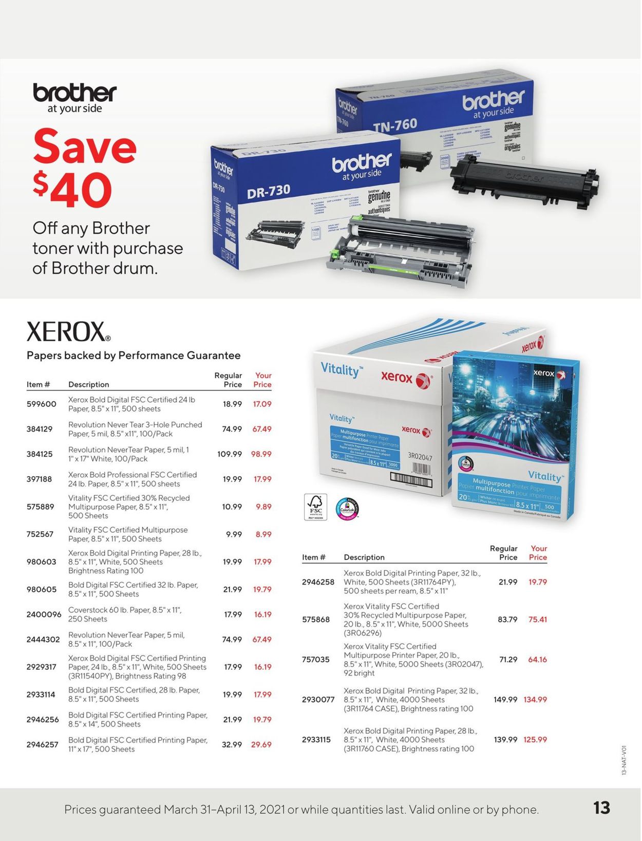 Staples Flyer - 03/31-04/13/2021 (Page 13)