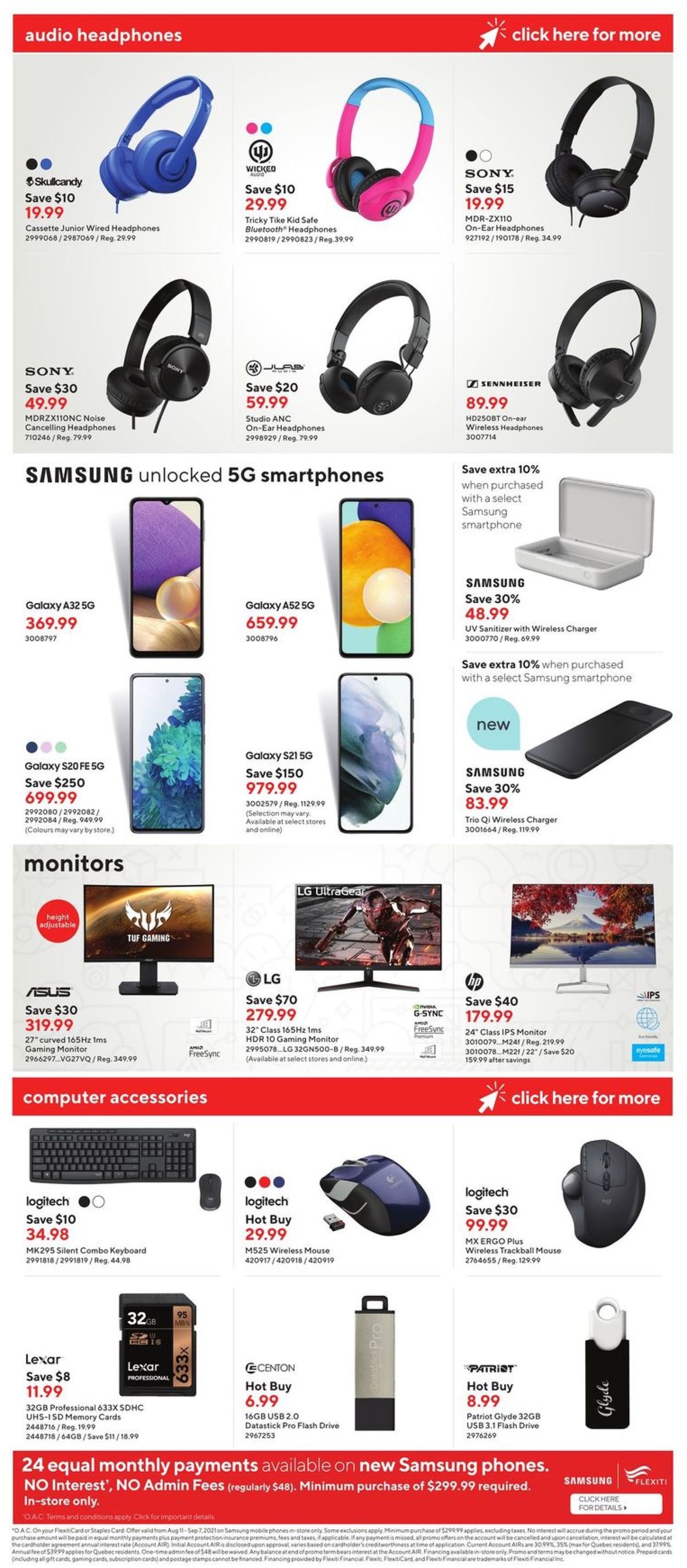 Staples Flyer - 08/11-08/17/2021 (Page 11)