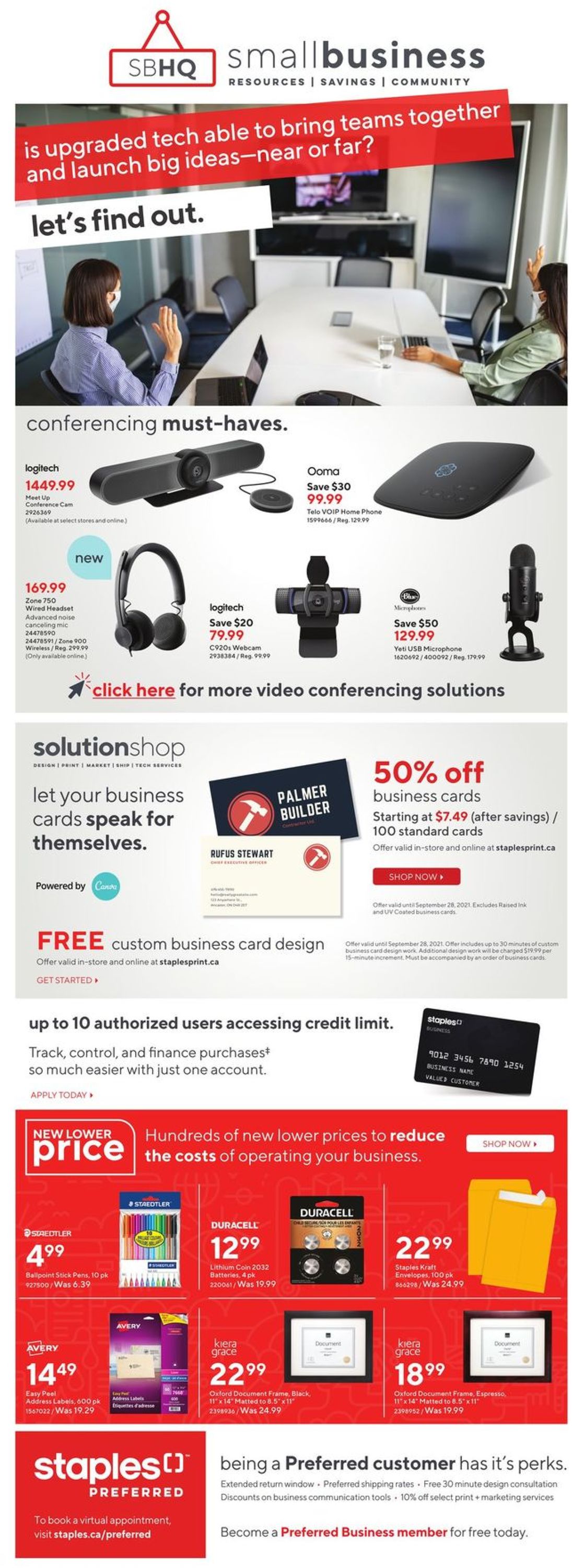Staples Flyer - 09/22-09/28/2021 (Page 8)