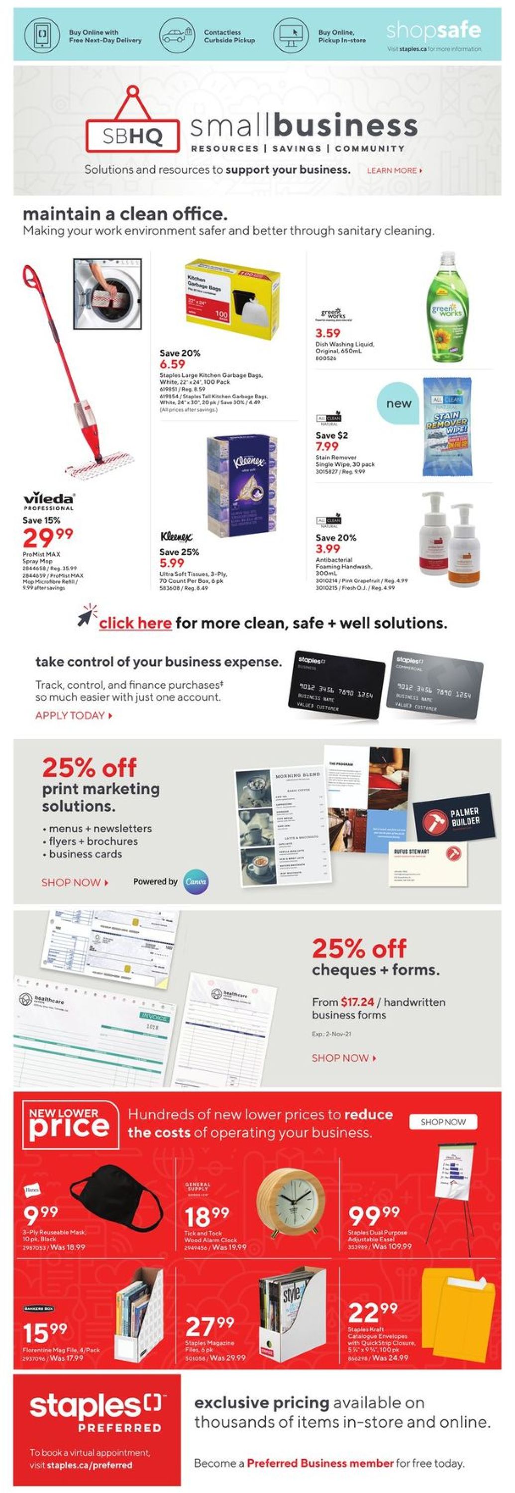 Staples Flyer - 10/20-10/26/2021 (Page 11)