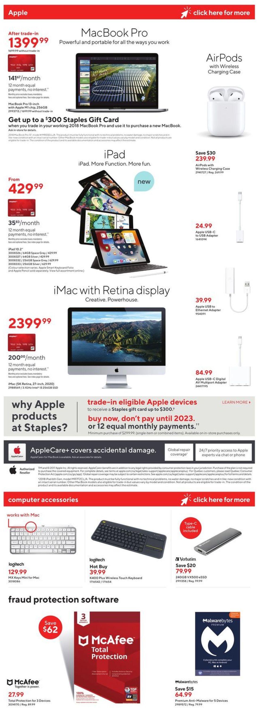Staples BLACK FRIDAY 2021 Flyer - 11/03-11/09/2021 (Page 5)
