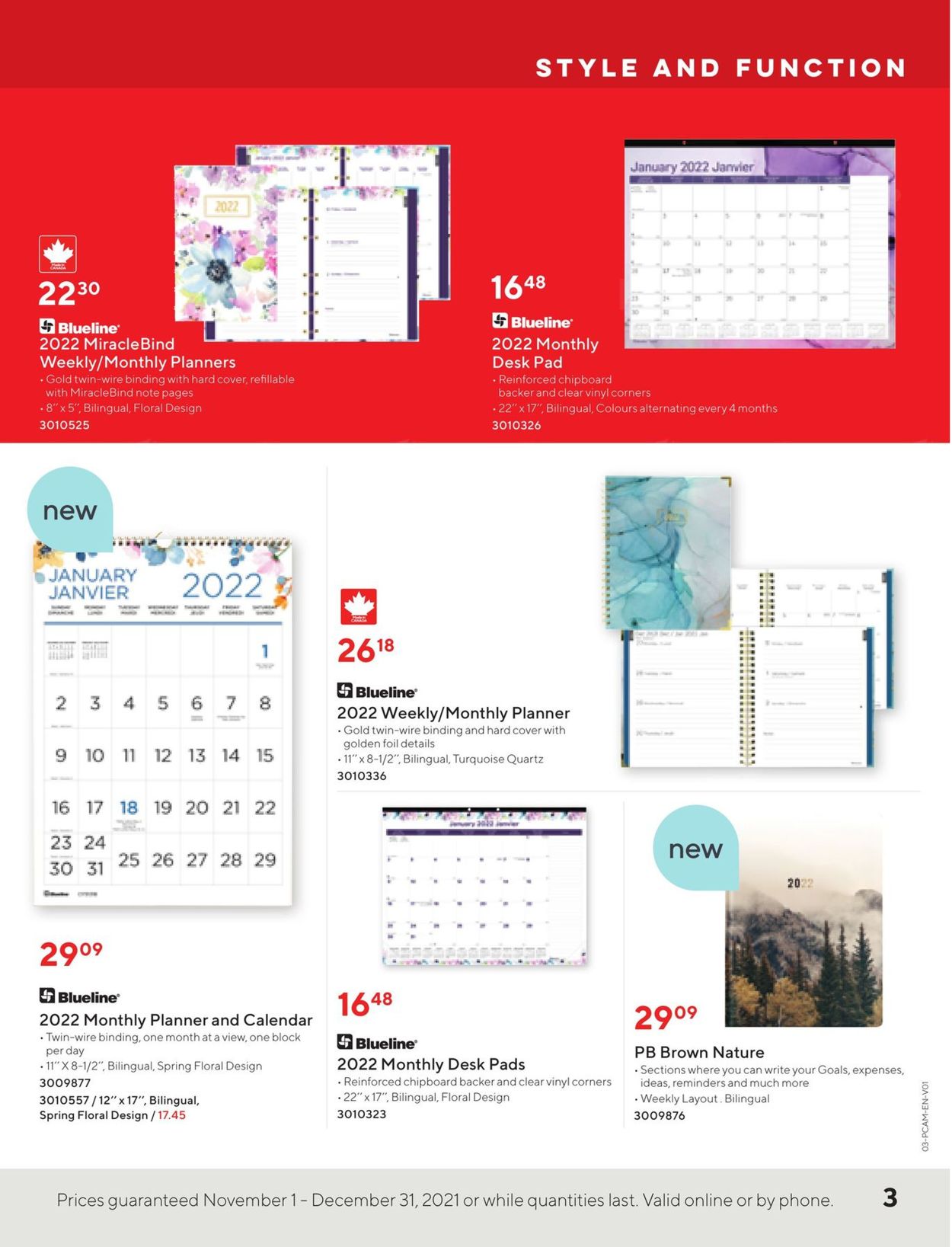 Staples BLACK FRIDAY 2021 Flyer - 11/04-12/31/2021 (Page 3)