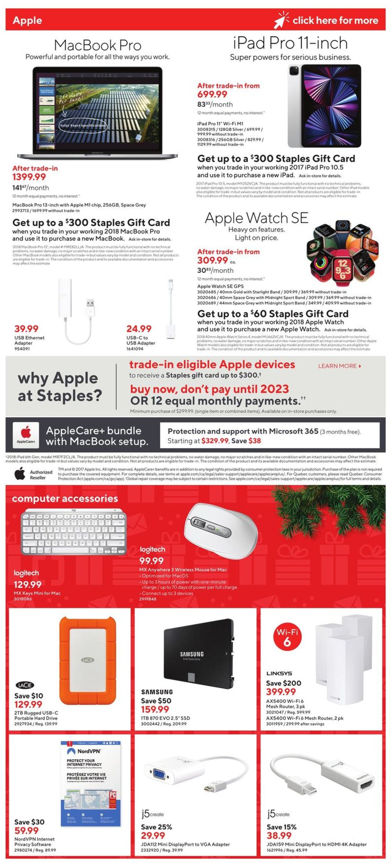 Staples BLACK FRIDAY 2021 Flyer - 11/17-11/25/2021 (Page 3)