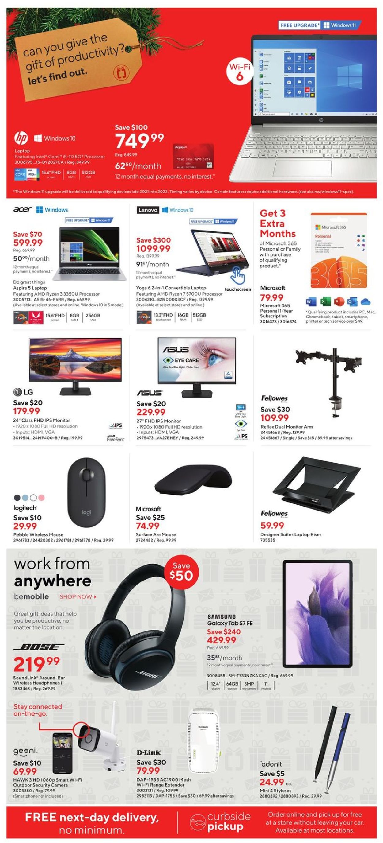 Staples BLACK FRIDAY 2021 Flyer - 11/17-11/25/2021 (Page 5)