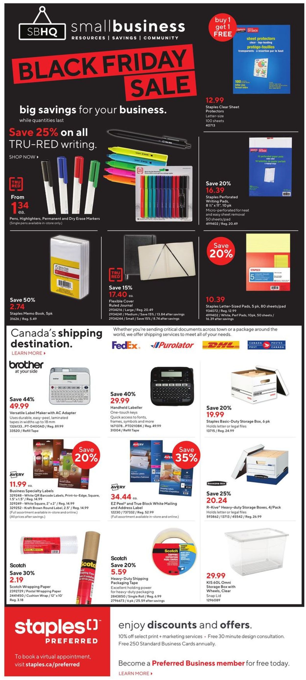 Staples BLACK FRIDAY 2021 Flyer - 11/17-11/25/2021 (Page 8)