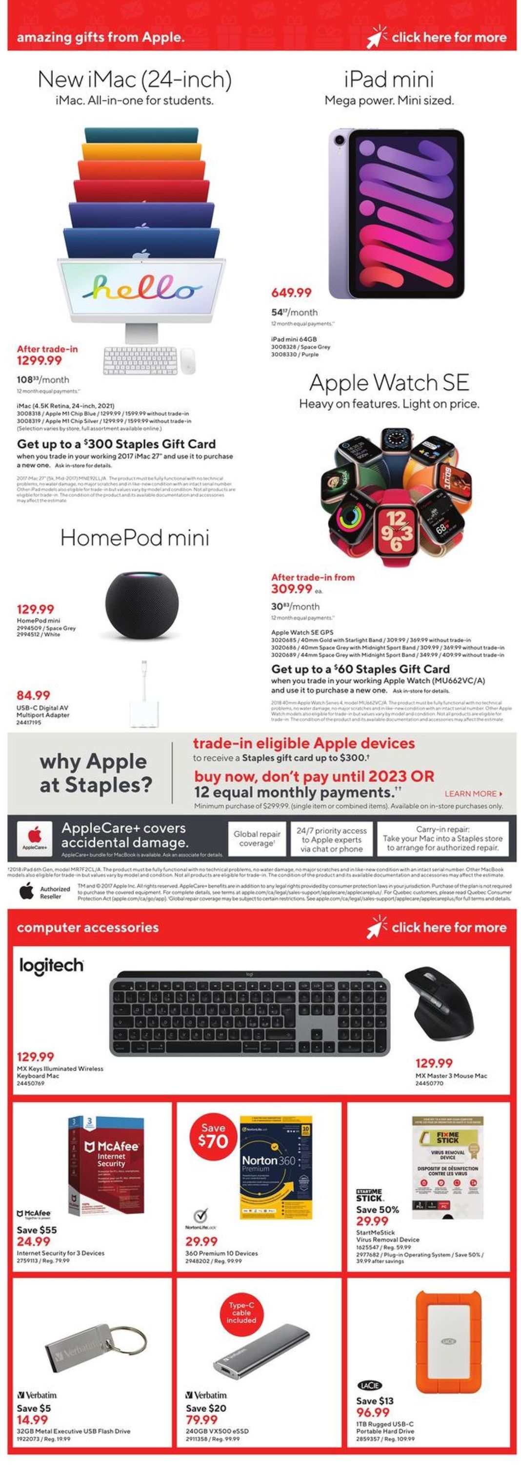 Staples CHRISTMAS 2021 Flyer - 12/01-12/07/2021 (Page 5)