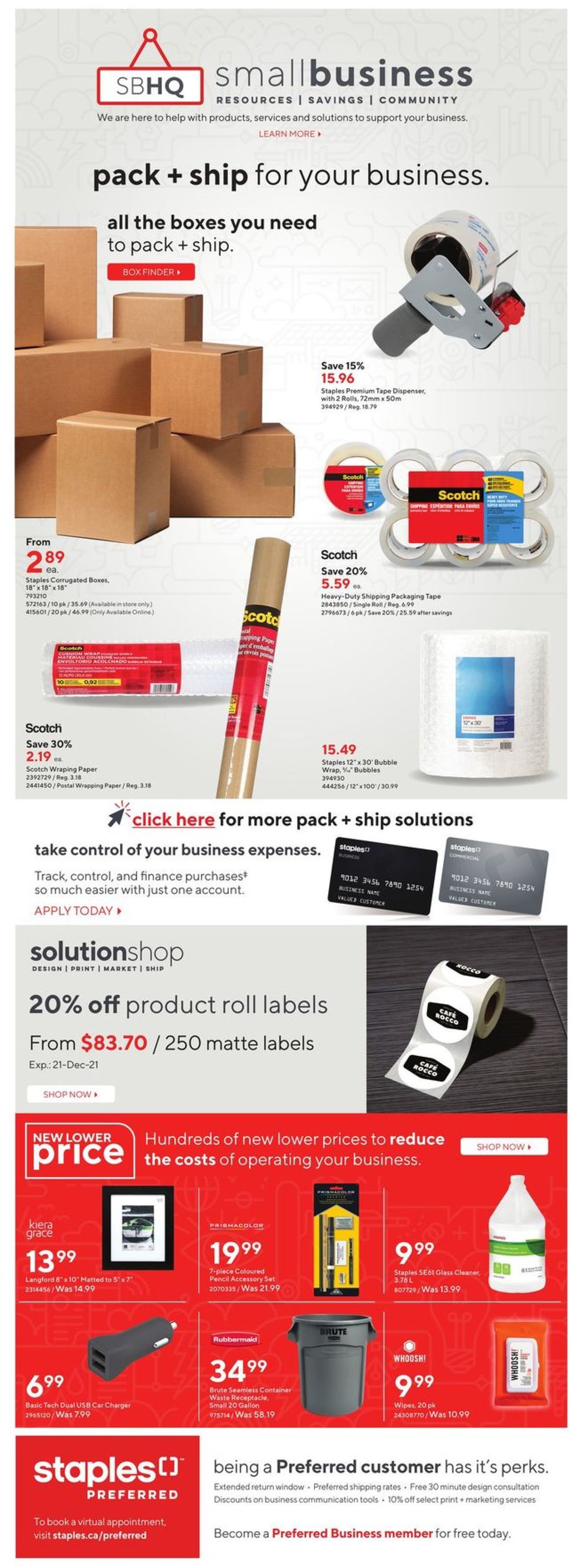 Staples CHRISTMAS 2021 Flyer - 12/01-12/07/2021 (Page 11)