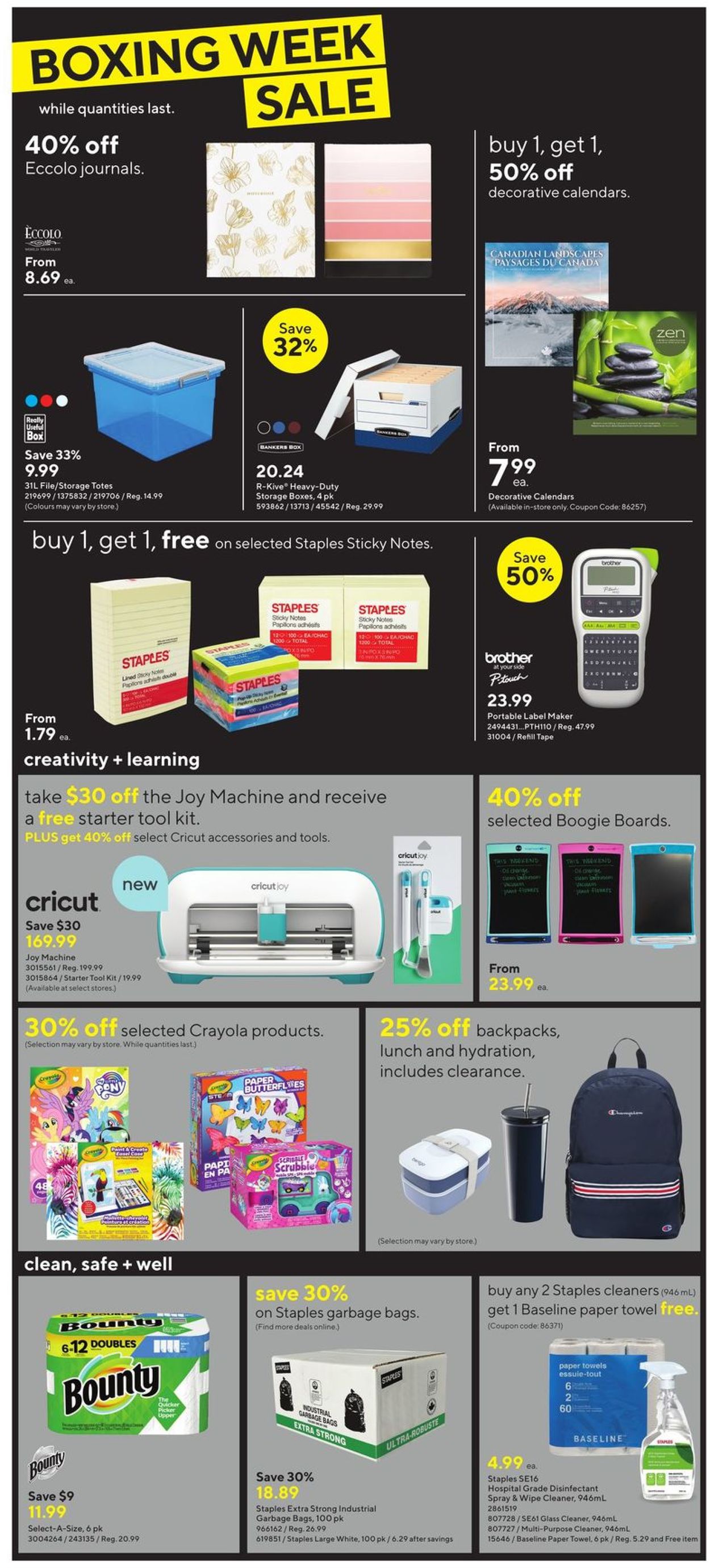 Staples CHRISTMAS 2021 Flyer - 12/25-01/01/2022 (Page 4)