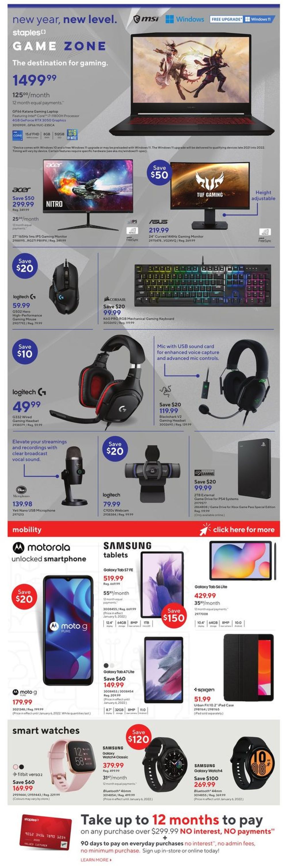 Staples Flyer - 01/02-01/11/2022 (Page 7)