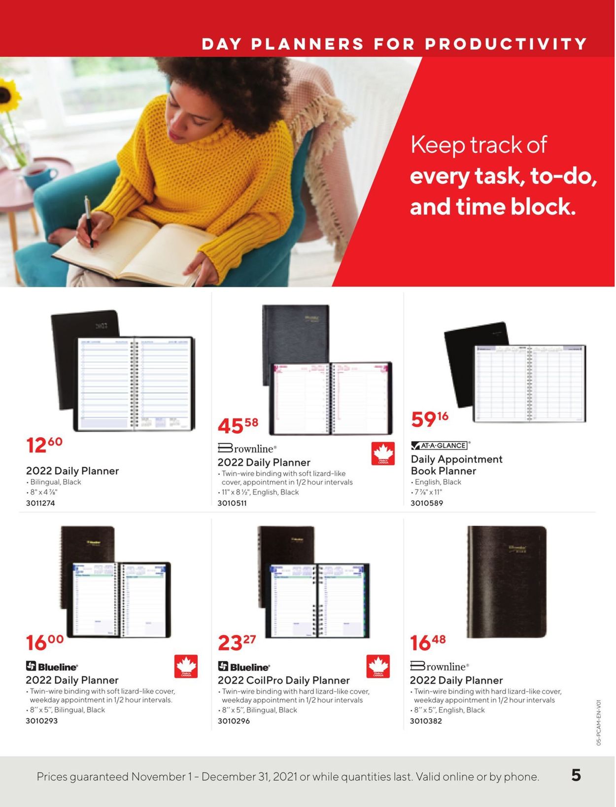 Staples Flyer - 11/01-01/31/2022 (Page 5)